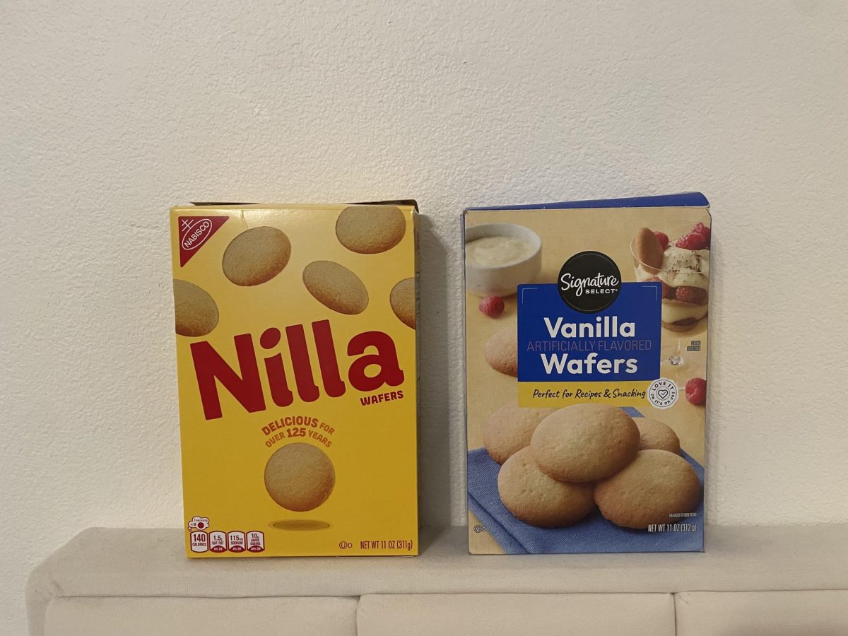These were the different vanilla wafer brands used to test the idea that people gravitate towards name brands instead of generic brands. 
