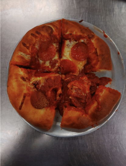 Recently, the YLHS culinary academy made delicious, homemade pizzas that this is an example of. 