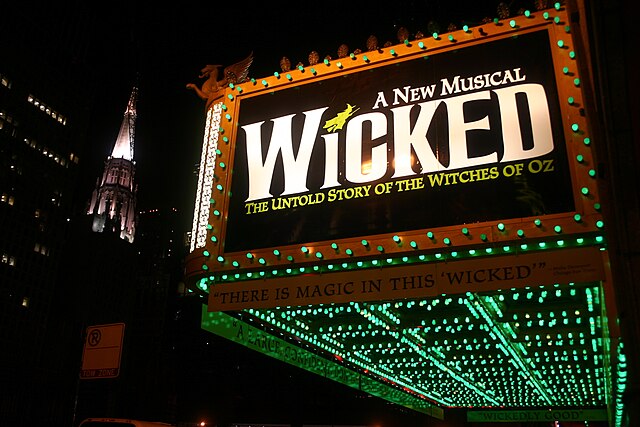 Wicked: For Good releases on November 1, 2025, and many fans are speculating about what the sequel will bring. Wicked, oriental theater in chicago by bradleypjohnson is licensed under CC BY 2.0.