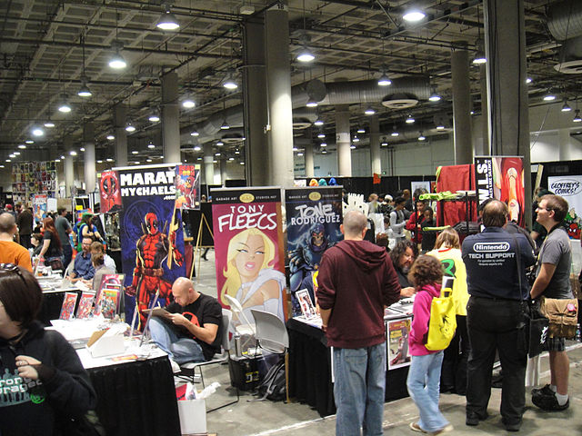L.A. Comic Con 2025 is a weekend-long event that brought fans together to celebrate creativity and fandom. Comikaze Expo 2011 - artist alley by The Pop Culture Geek Network is licensed under CC BY 2.0.