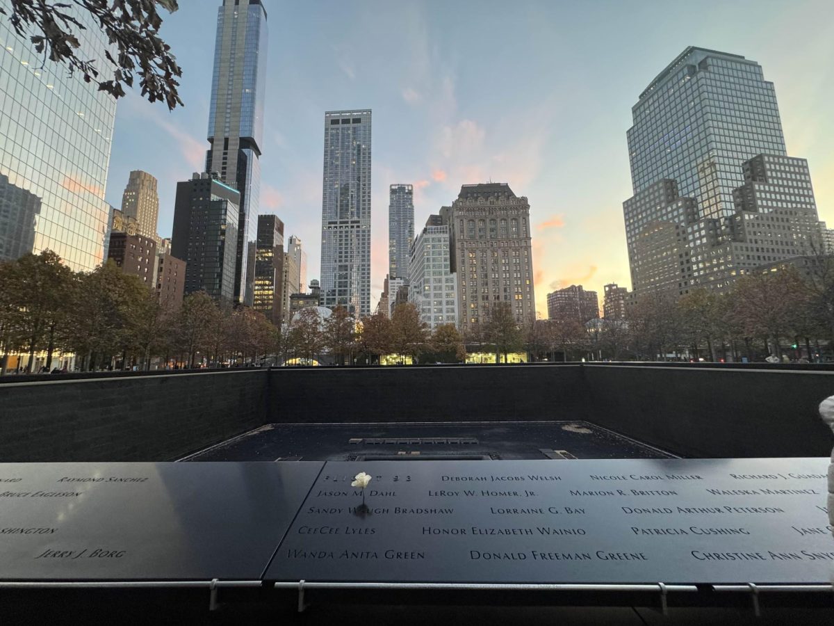 The 9/11 Memorial Pools honor those who were lost on September 11th, 2001.