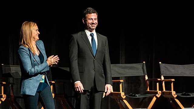 Widely popular late-night show host, Jimmy Kimmel returns with power and enthusiasm. Will Ferrell Greek LA by Ralph_PH is licensed under CC BY 2.0.