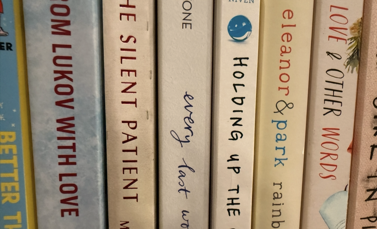 Pictured above are a variety of romance books, with inspiration likely derived from the classic Wuthering Heights. 