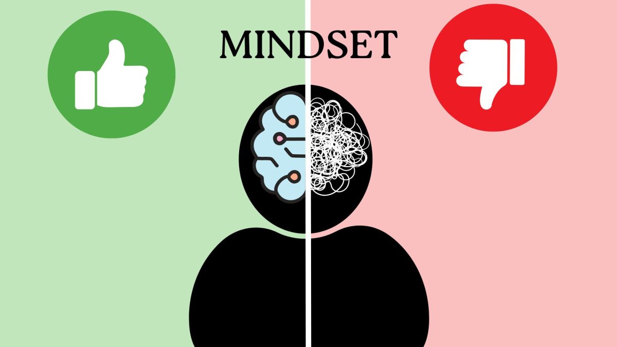 A less negative mindset brings clarity and success by encouraging individuals to stop belittling themselves. 