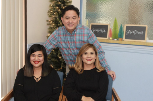 Dr. Scott Nishizaka, along with his dental assistants, Kat and Norma, welcome new patients into the Cambridge Dental Care Family. Photo used with permission from Scott Nishizaka.