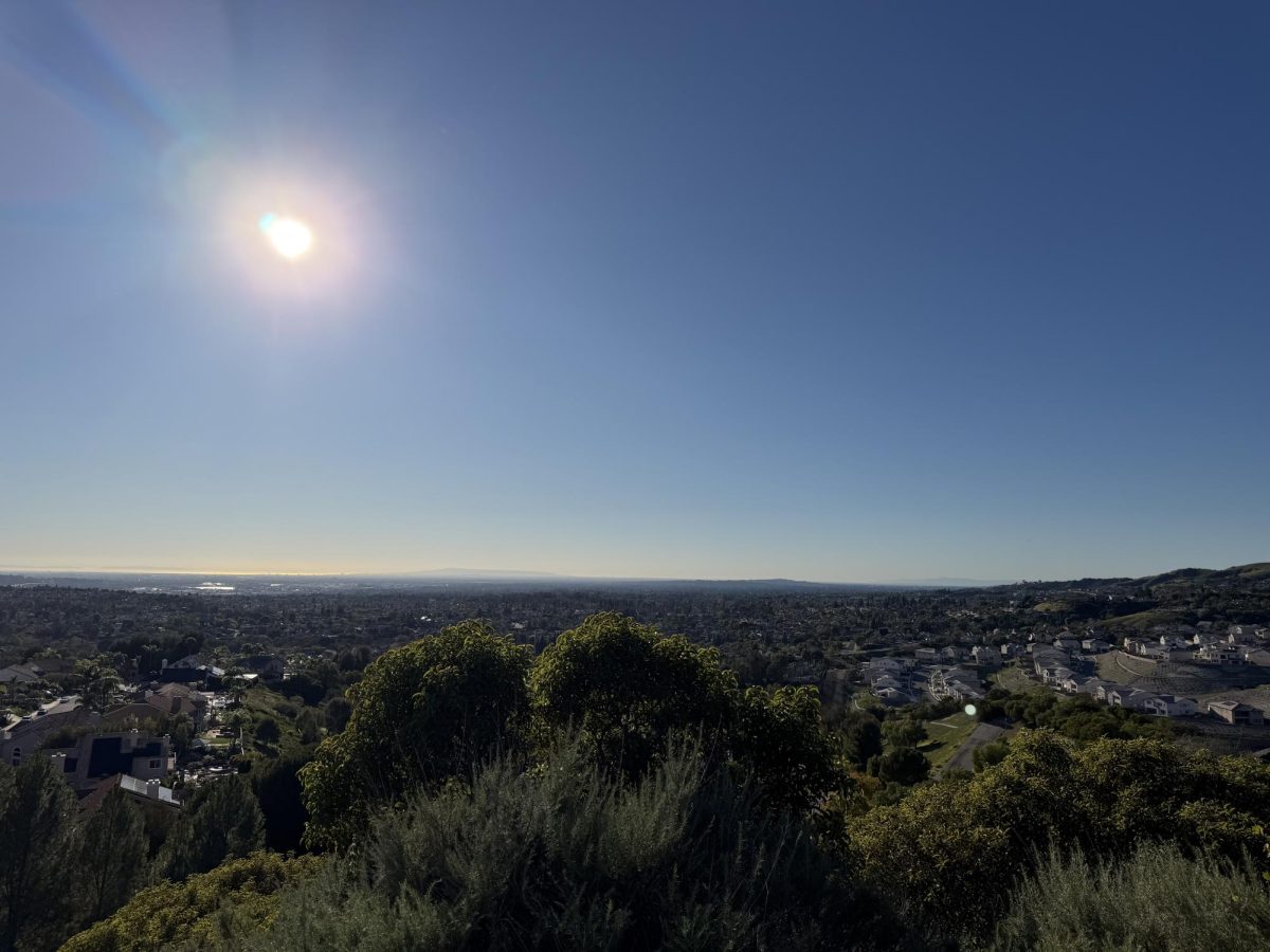 Beautiful view of Orange County while going up the San Juan Hill