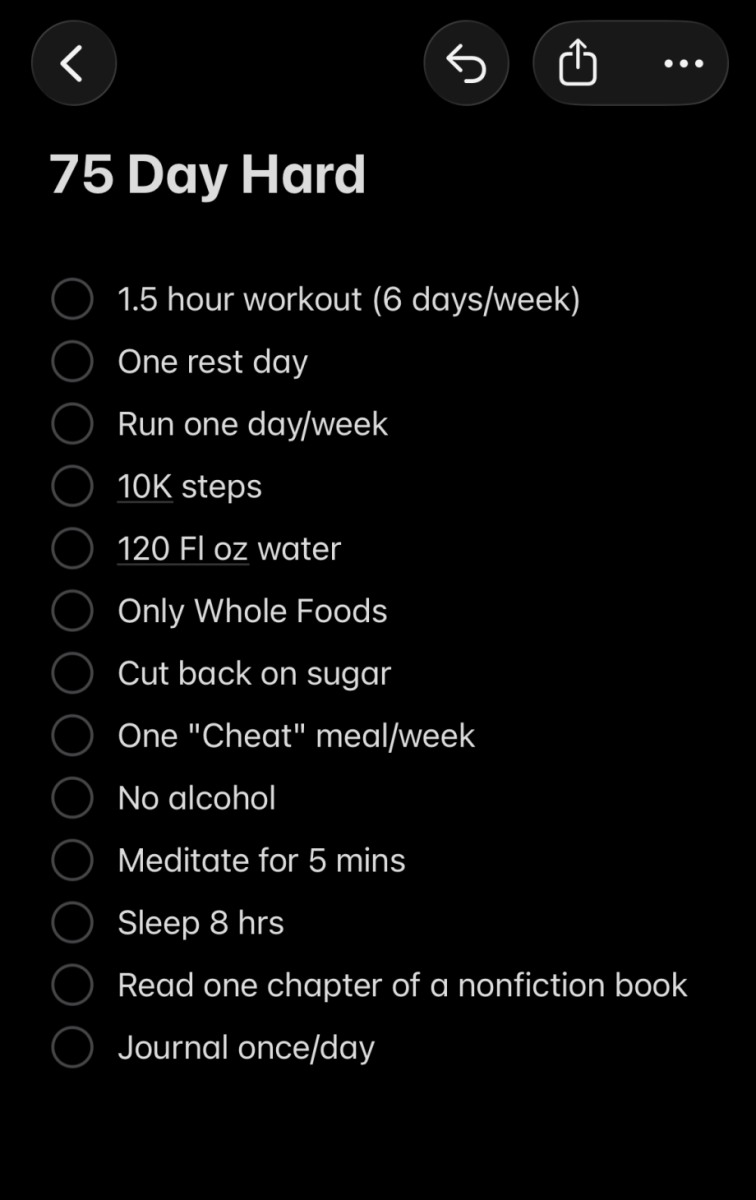 It's just a list of rules...until you try following them for 75 days.