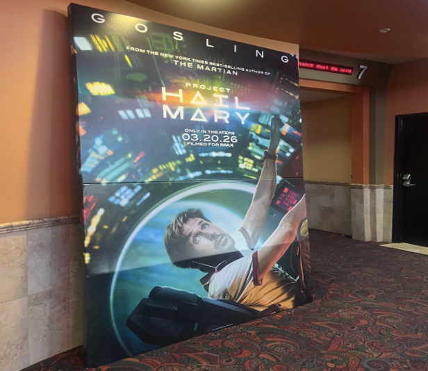 Official poster for the film adaptation, Project Hail Mary.