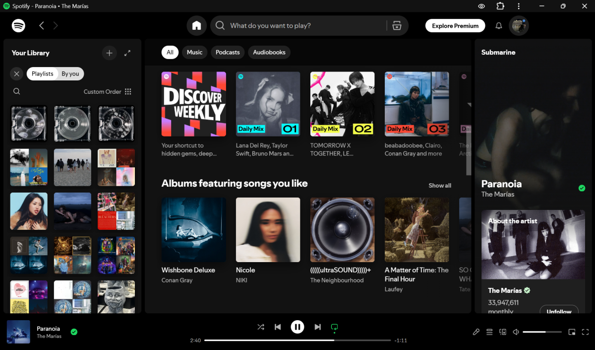 Playlists are a specifically curated blend of tastes that can serve as an indulgent dive into emotions or a comforting salve to raw emotions - truly, that is the beauty of creating a playlist.
