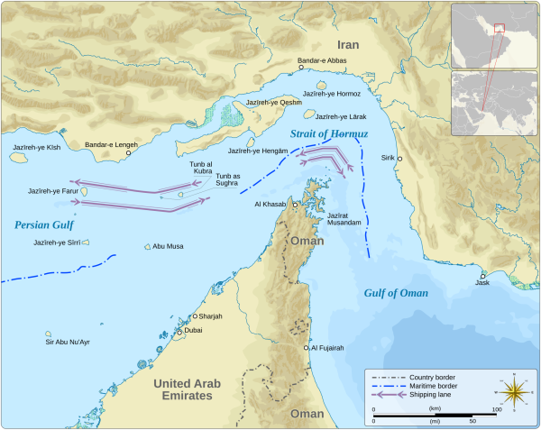 The Strait of Hormuz is a major shipping route for some of the world’s most relied on materials. Its situation places most of its control with Iran; however, its status affects surrounding countries and the rest of the globe as well.